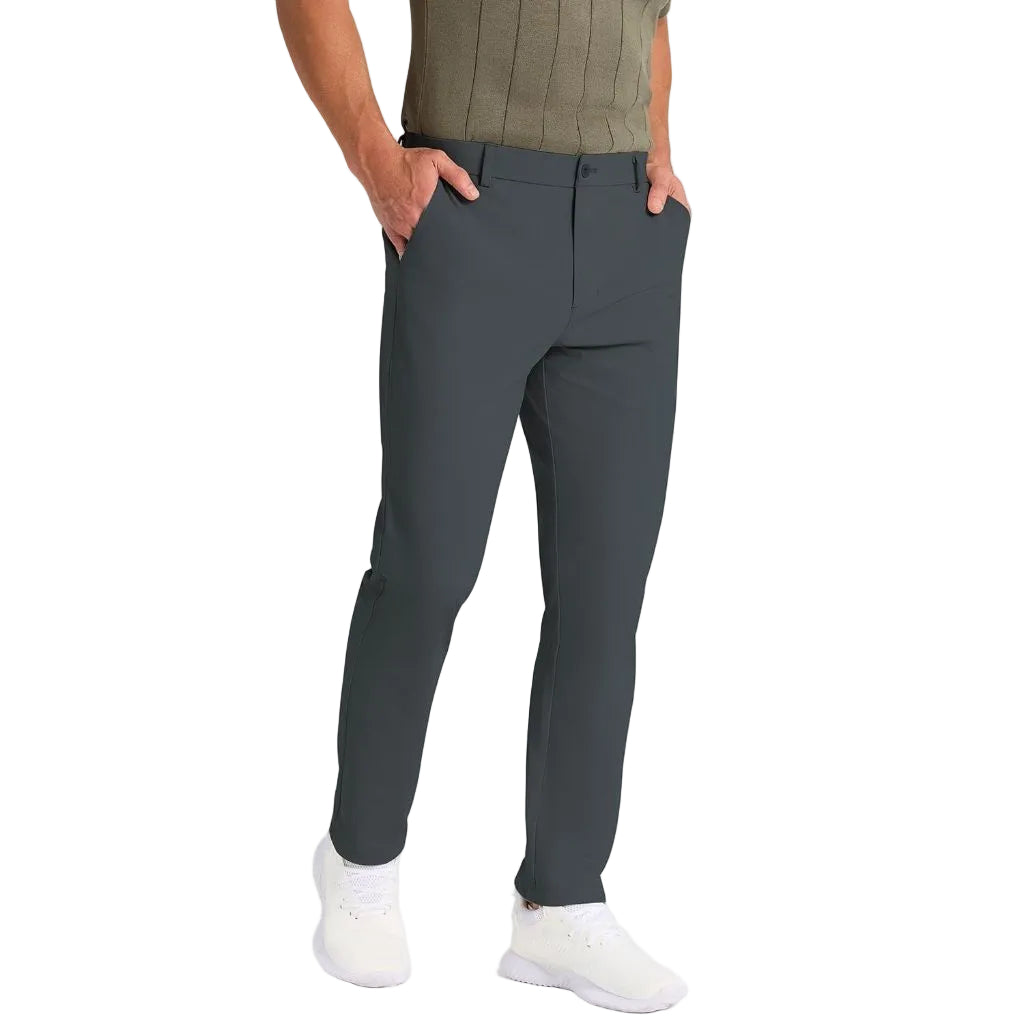 SNOWTEN Men's Dress Pants, Dark Grey 32w × 30L