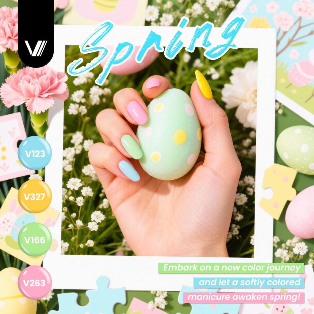 VANREESA 60 Pcs Gel Nail Polish Set