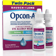 Opcon-a® - Eye Allergy Relief Drops – 2 (15ml) Bottles