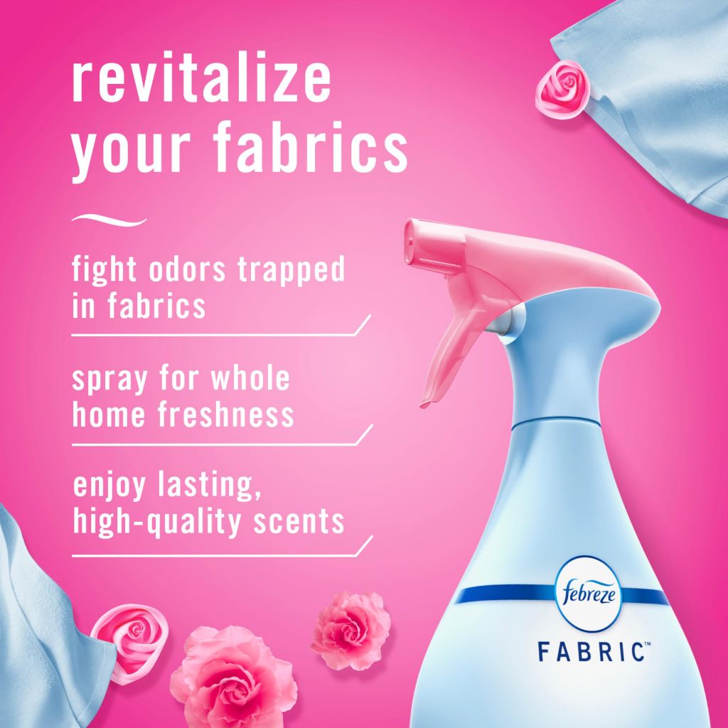 Febreze Odor-Fighting Fabric Refresher w/Downy - April Fresh, 16.9 fl. oz. (2 Pack)