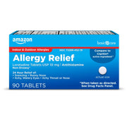 Amazon Basic Care Allergy Relief Loratadine Tablets 10 mg, 90 Count