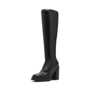 SZ 8.5WD, Madden Girl Women's Dreamer Knee High Boot, Black Paris,