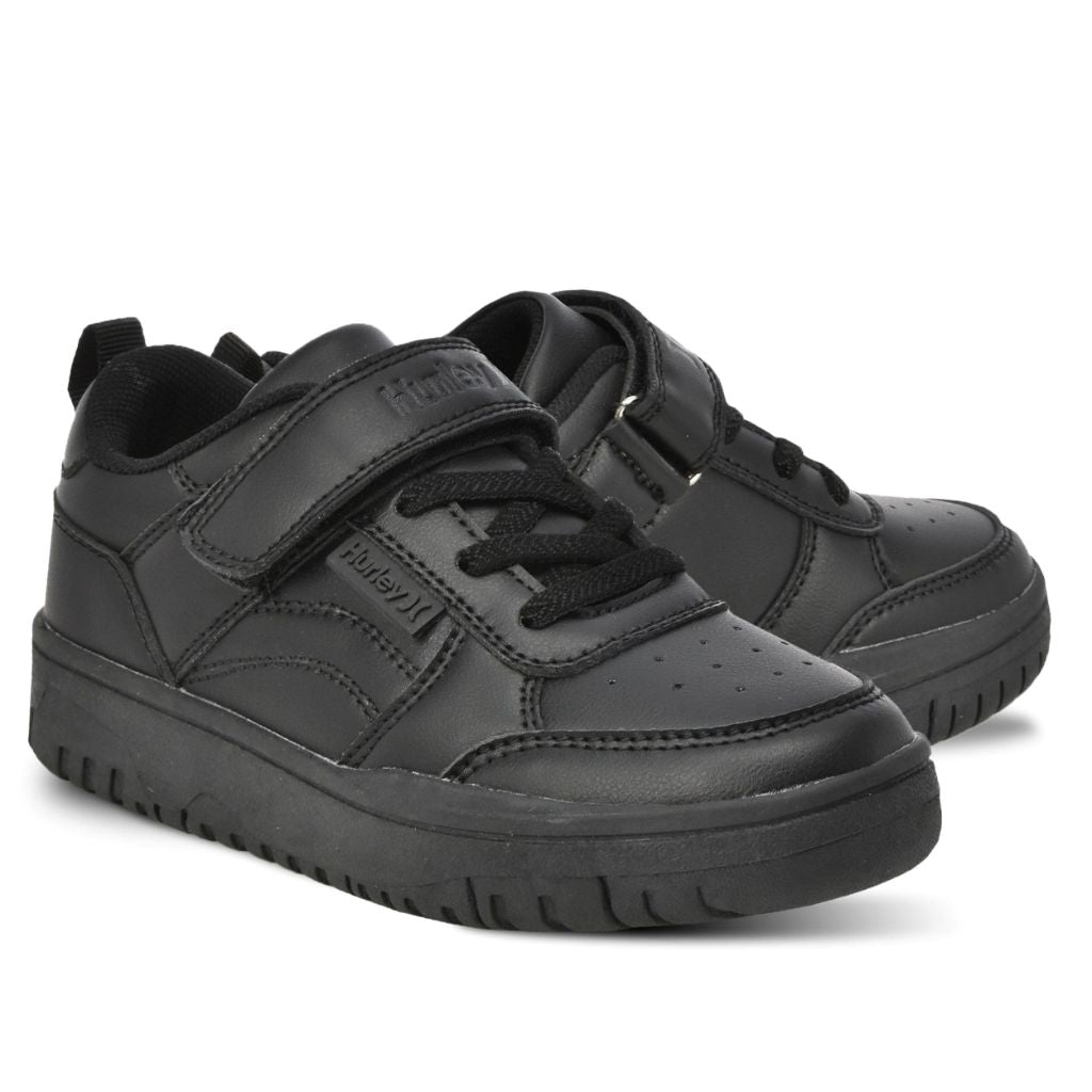 Hurley Kid's Rexx Sneakers with Strap and Shoelace, Toddler 12