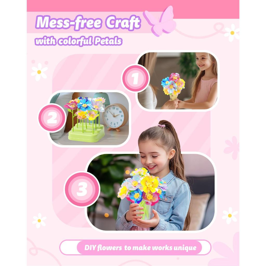 Pussan Arts and Crafts Kits for Kids Age 3-12