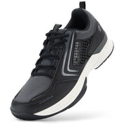 SZ 10X-WD, FitVille Tennis Shoes for Men Wide Men's Pickleball Shoes ( Black)