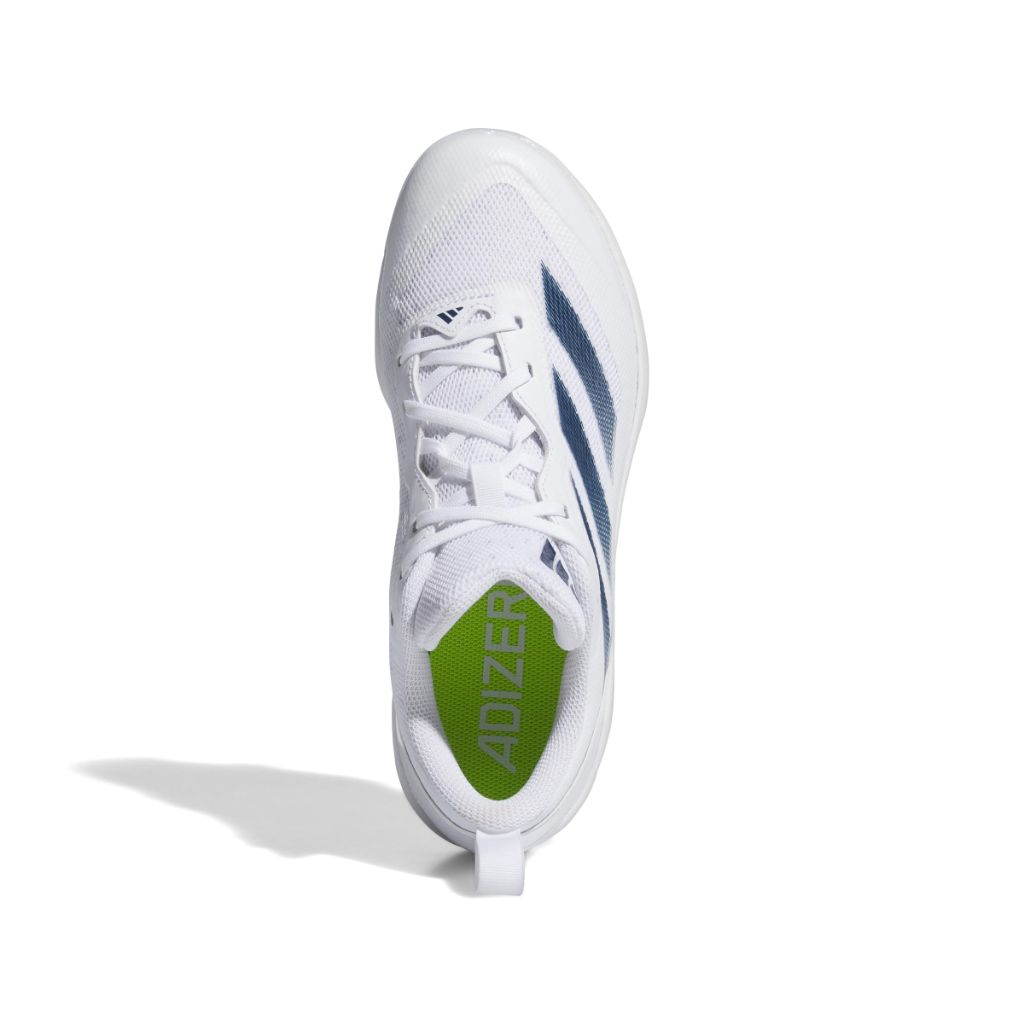 Adidas Women's Adizero Instinct, White/Team Navy Blue/White, 11.5