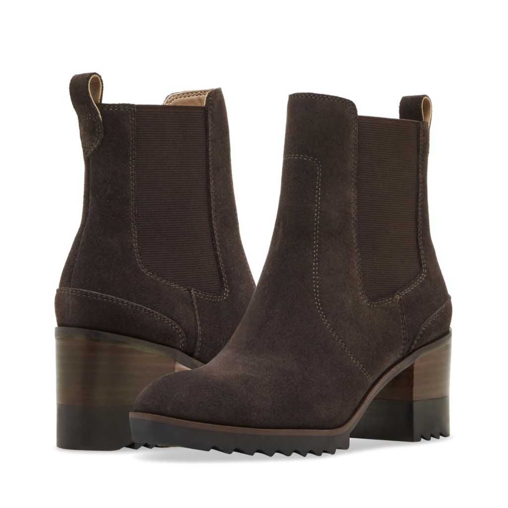 Blondo Women's Waterproof Rai Ankle Boot, Java Suede, 10