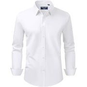 Alimens & Gentle Men's Dress Shirt, Regular Fit, 5XL, White