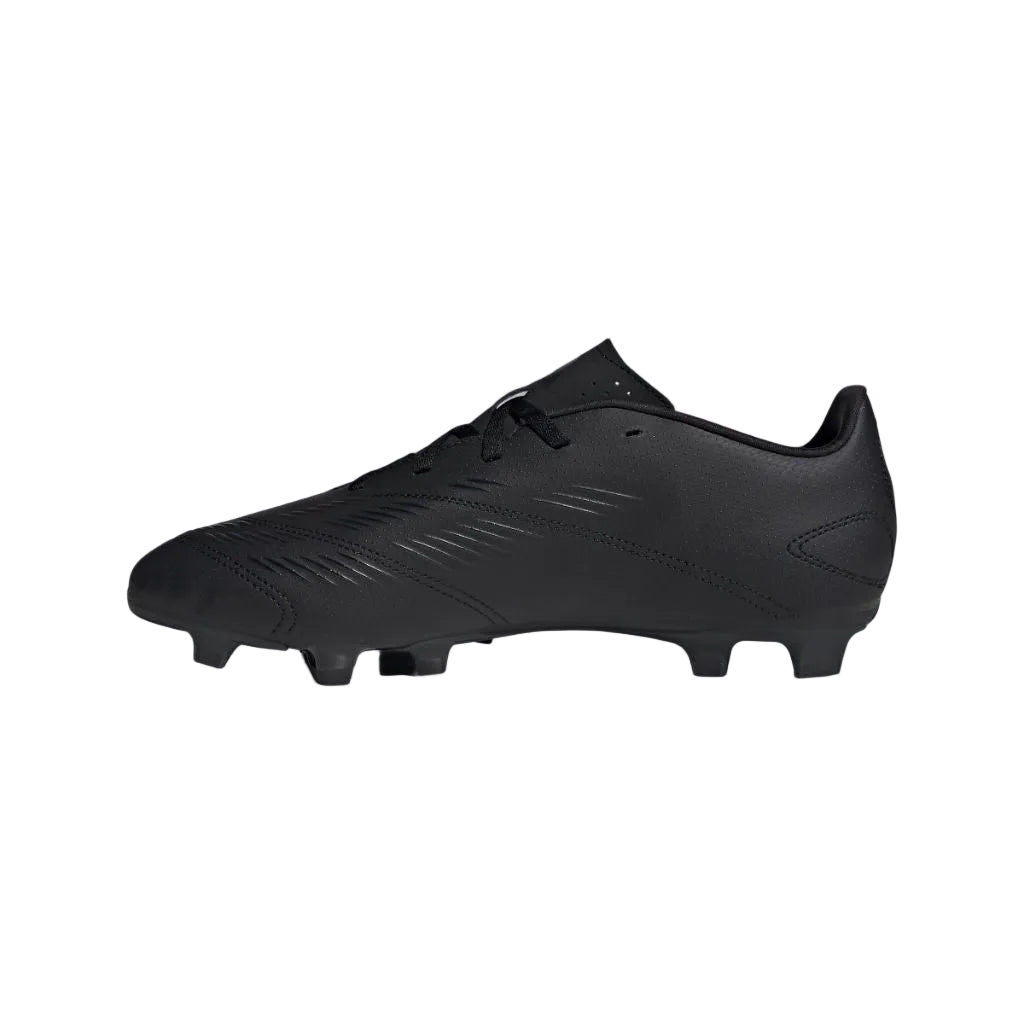 adidas Unisex 24 Club Flexible Ground Soccer Cleats - Black/Carbon, Size (M) 4 / (W) 5