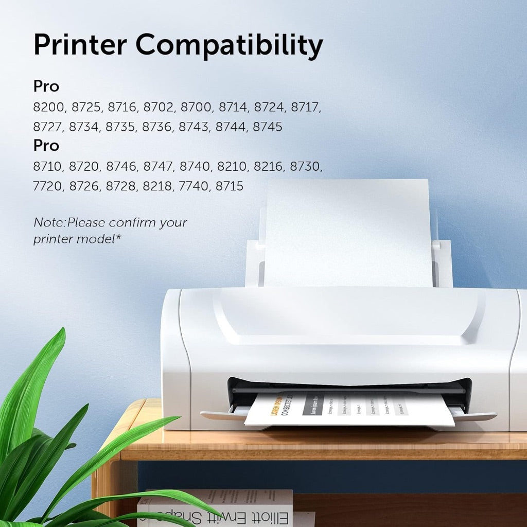 952XL Compatible Ink Cartridges - Replacement for HP 952 XL, Combo Pack: Black/Cyan/Yellow/Magenta