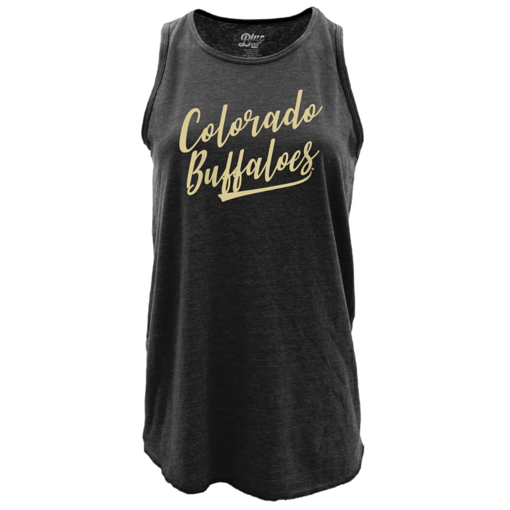 Colorado Buffaloes NCAA Officially Licensed Women's Tank Top Tri-Blend Signature, X-Large