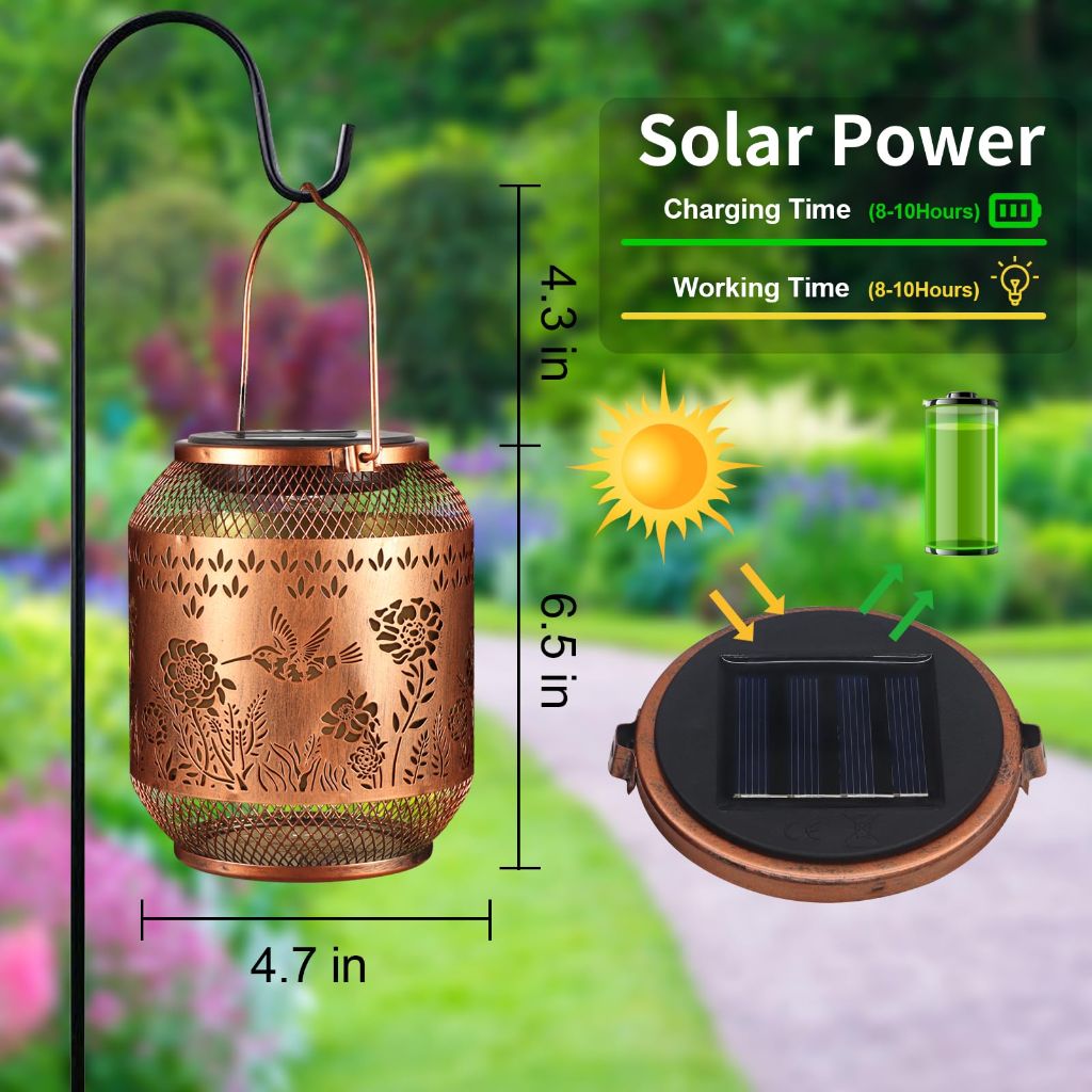 Solar Lanterns Outdoor (Hummingbird)