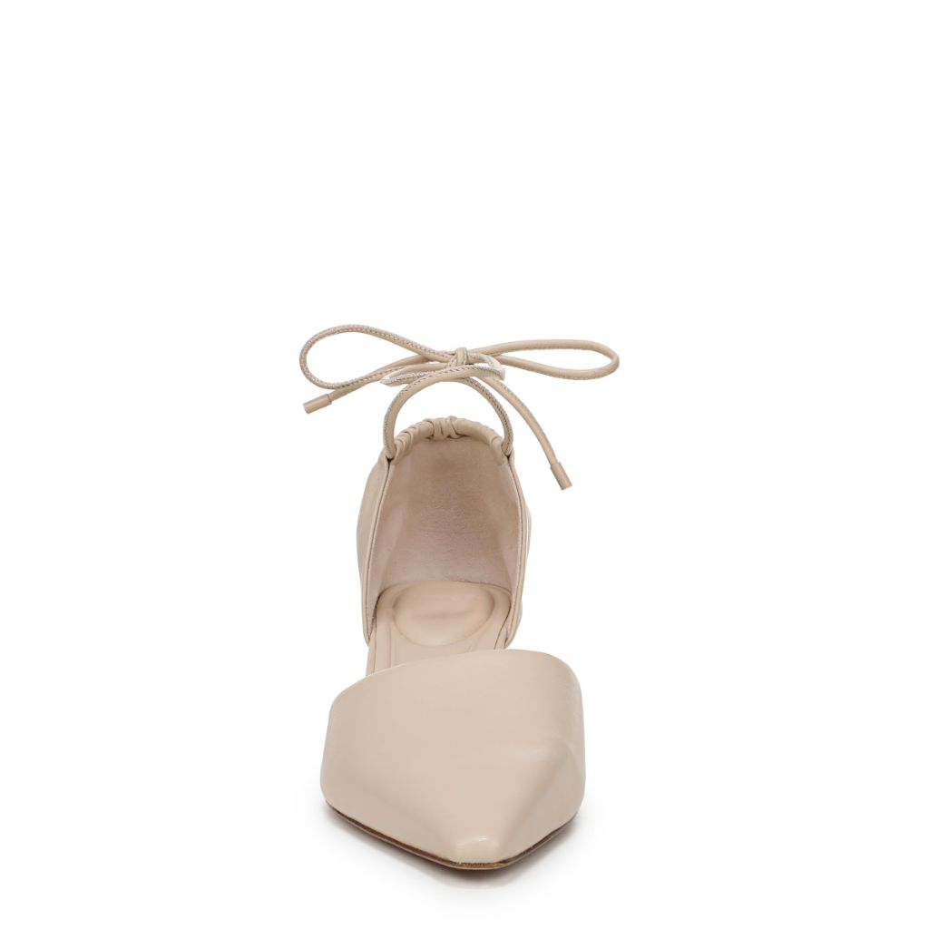 Vince Womens Sarai Pump Birch Sand Beige Leather 7 M