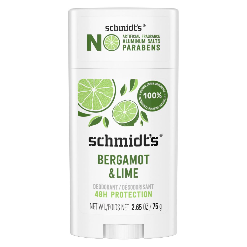 Schmidt's Aluminum-Free Vegan Deodorant Bergamot & Lime | 2.65 oz