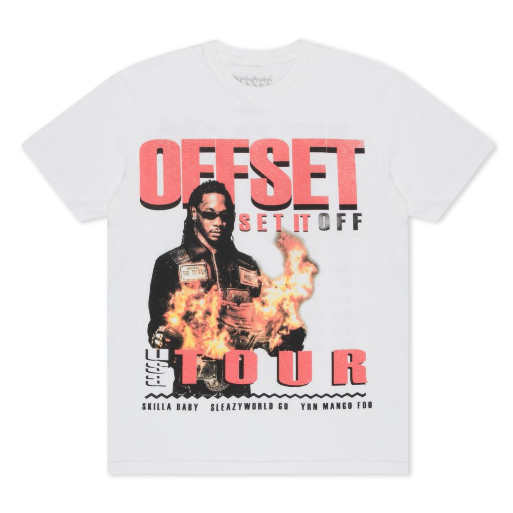Offset Classic Photo Tee, Adults - White, Large