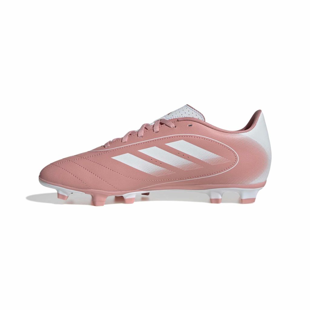 SZ 12.5, Adidas Unisex-Adult Goletto IX Firm Ground/Multi Ground Soccer, Wonder Mauve/White
