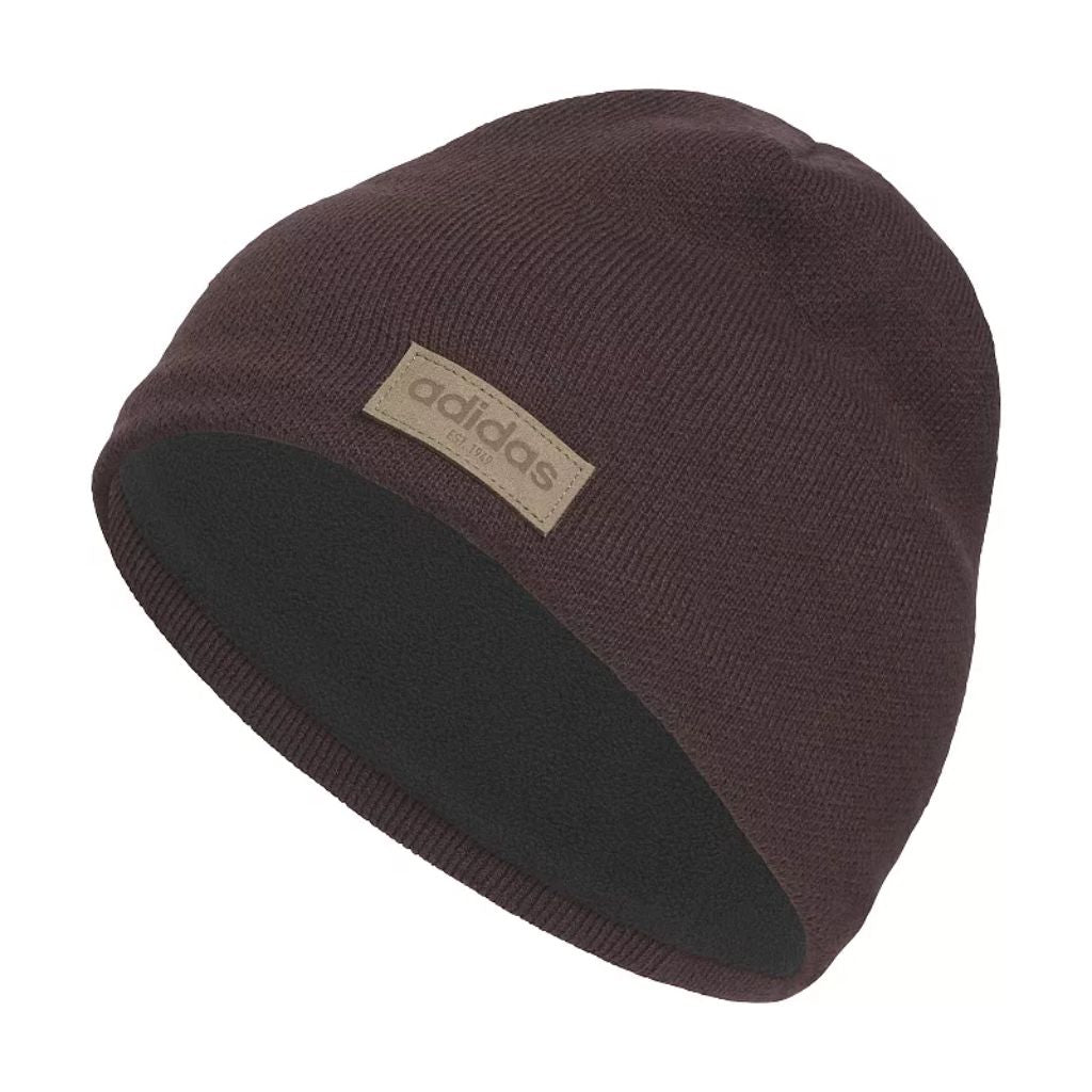 adidas Adult's Premium Skully Beanie - Dark Brown