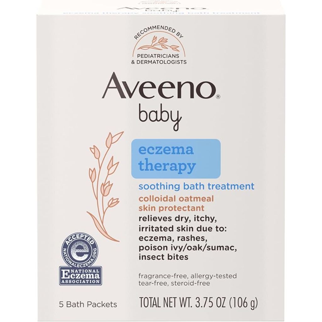 Aveeno Baby Fragrance Free Soothing Bath Treatment - 5ct