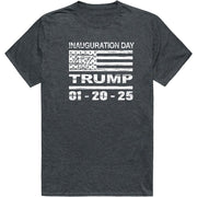 Rapiddominance Men's Distressed Campaign T's Trump 2 T-Shirt - Heather Charcoal, Size XL