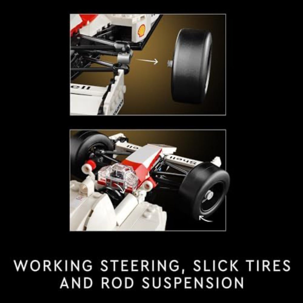 LEGO Icons: McLaren Model Car MP4/4 & Ayrton Senna - 693 Pieces (10330)