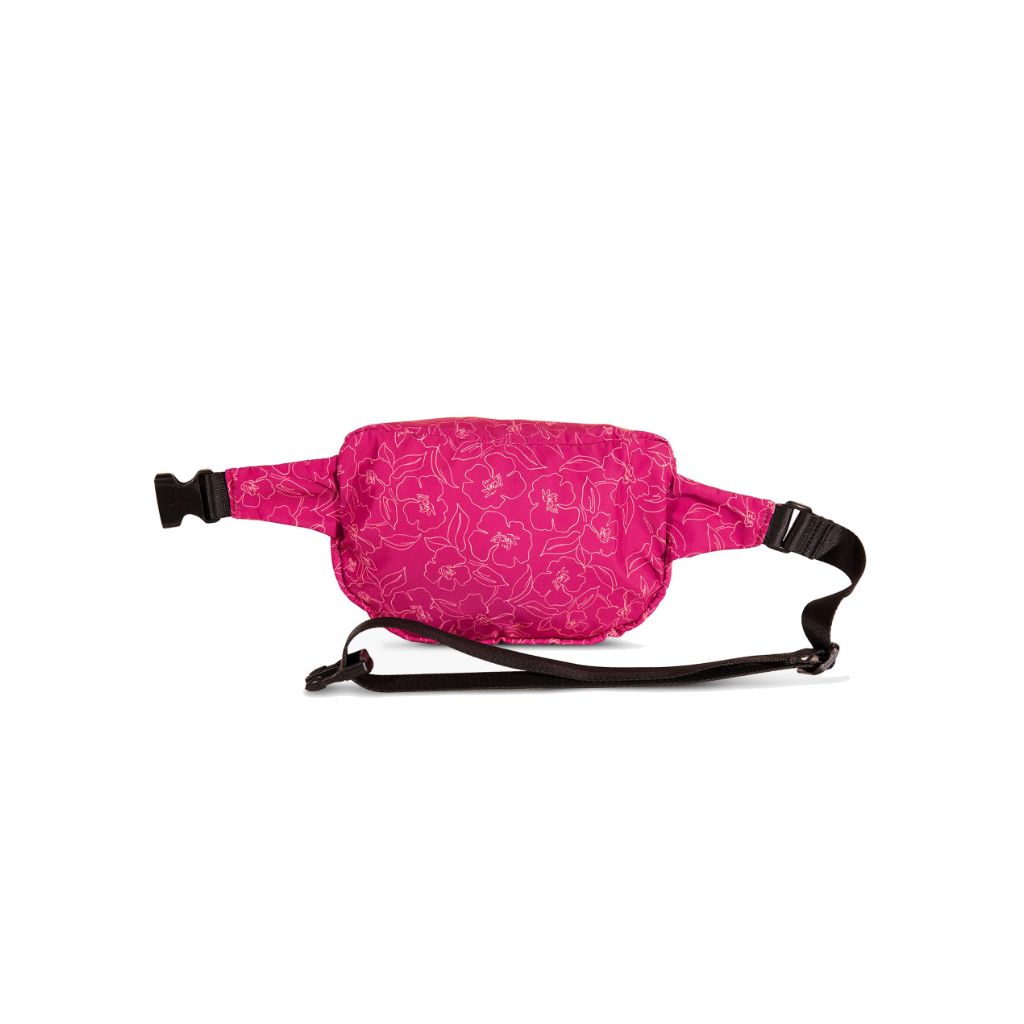 Lola Large Bum Bag - Petal Collection Recycled Nylon - Fuchsia