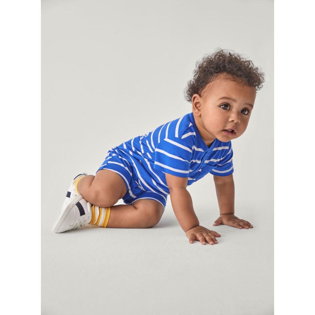 SZ 4.5T, The Children's Place Newborn Boys First Steps Sneakers | White Multi Colorblock