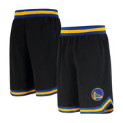 Ultra Game Boys' Active Knit Basketball Training Shorts,Golden State Warriors,Black,10-12