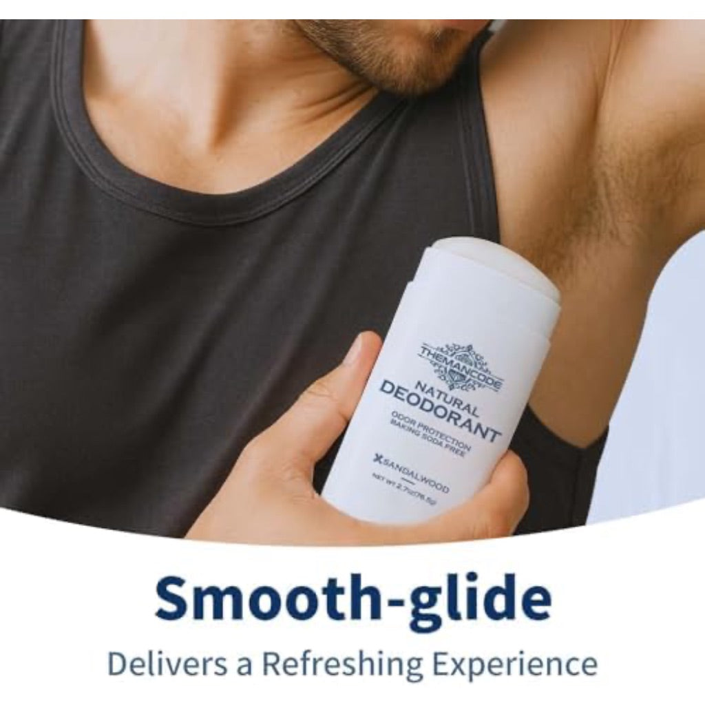 The Man Code Natural Deodorant Stick - Sandalwood, 2.7oz