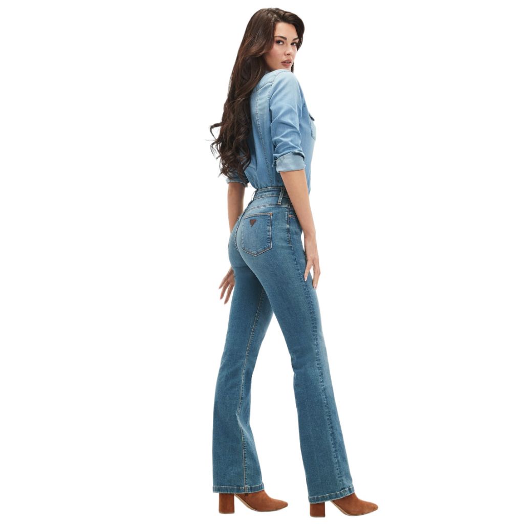 Guess Womens Sexy Boot, Alpha Wash, 27x30