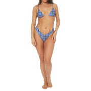 WEWOREWHAT-Delilah Bottom-90S Plaid-Blue Jean Multi-M