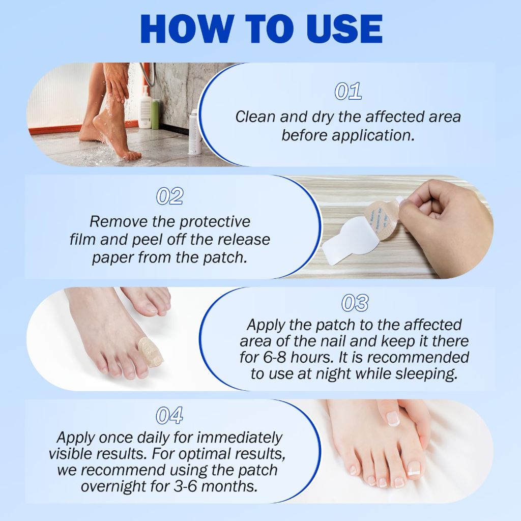 Fungal Nail Patches for Toenails, Extra Strength Overnight Care - 21ct.