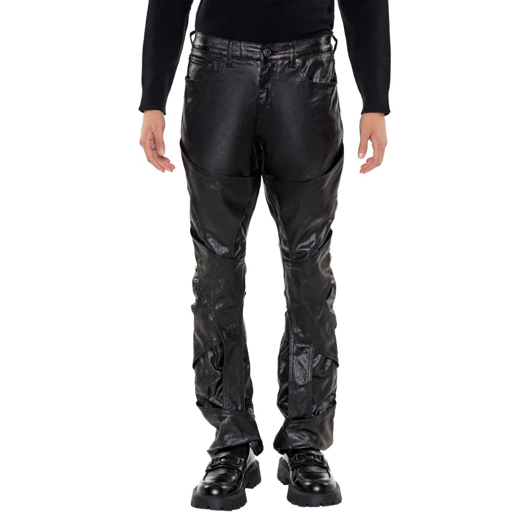 SZ 31, Forever 21 Men's Mid-Rise Flare Jeans | Black