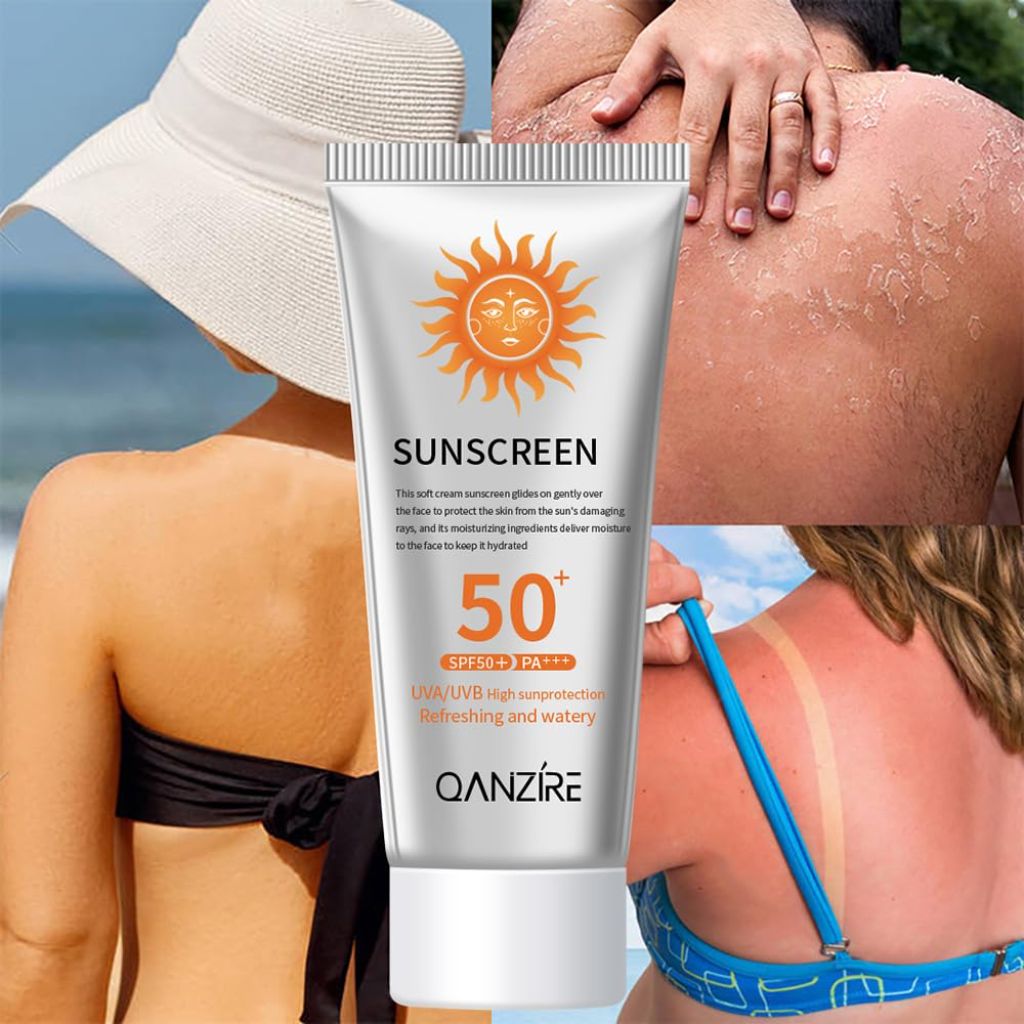 Sport Face Sunscreen, SPF 50, Water Resistant, Sweat Resistant Oil Free Sunscreen Lotion - 1.76oz