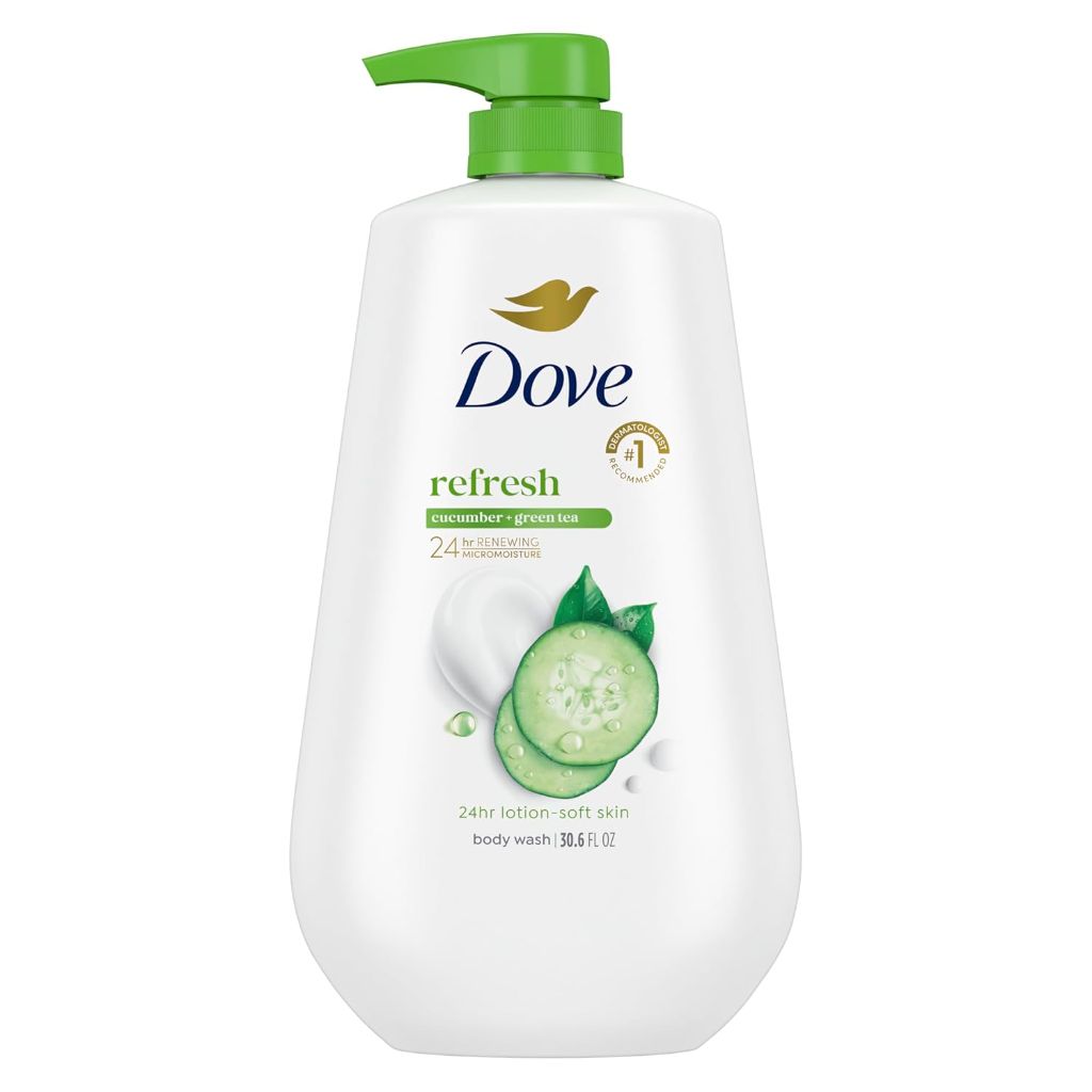 Dove Refresh Body Wash With Pump - Cucumber & Green Tea, 30.6 fl. oz.