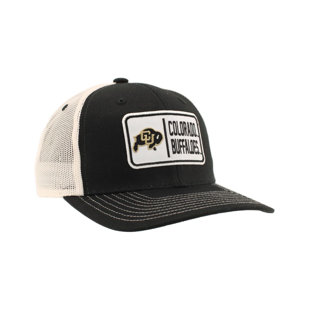 ZHATS Standard NCAA Officially Licensed Trucker Hat, Colorado Buffaloes Patch, Stone