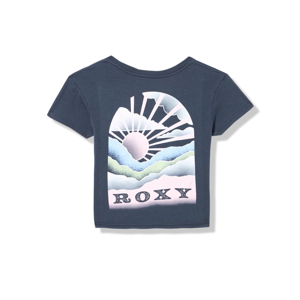 SZ 5, Roxy - Girl's "Get Lost In The Moment" Boyfriend Crew T-Shirt