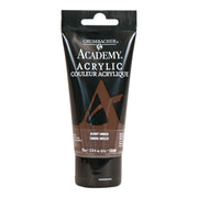 GRUMBACHER Academy Acrylic Paint, 75ml/2.5 Ounce Plastic Tube, Burnt Umber (C024P)