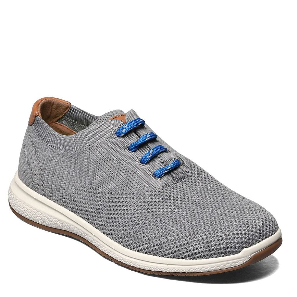 SZ 10T, Florsheim Boy's Great Lakes Knit Plain Toe Ox Jr. Gray