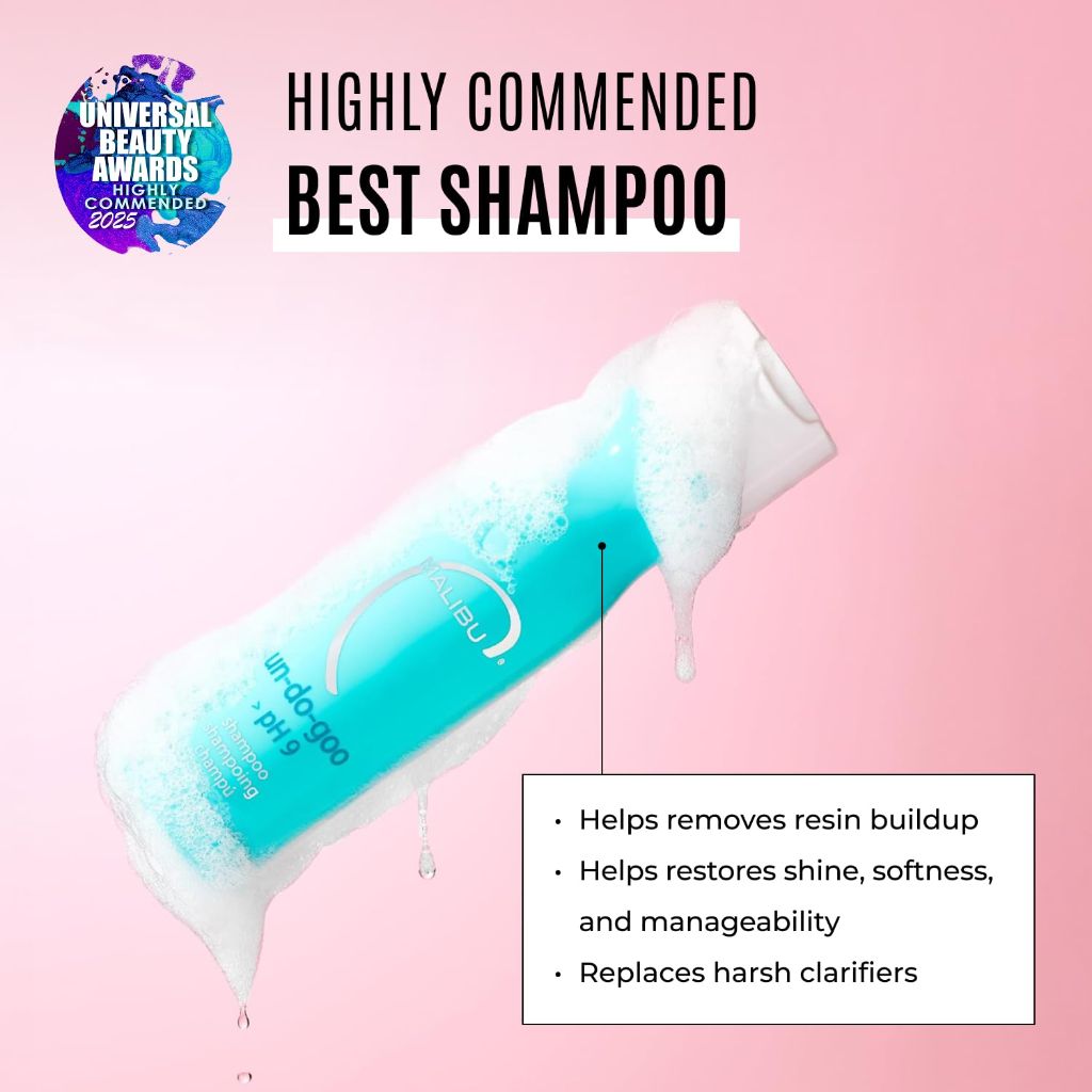 Malibu C Un-Do-Goo Clarifying Shampoo - Removes Product Build Up and Resins from Hair -  (9 oz)