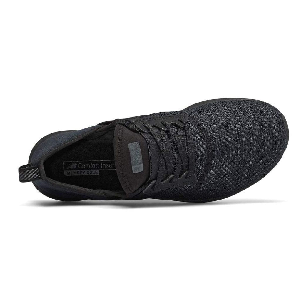 New Balance Women's FuelCore Nergize V1 Sneaker, Black/White - size 5