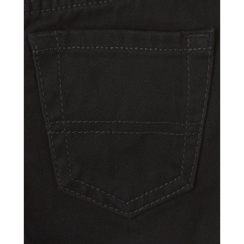 The Children's Place boys Stretch Skinny Jeans, Black Wash,  Size 4, Husky
