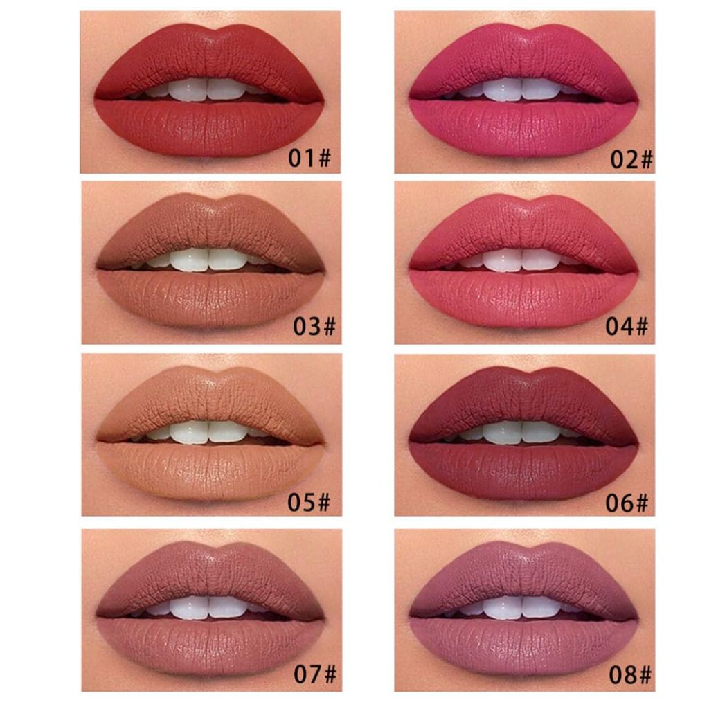 Kaely Longwear Waterproof Liquid Lip Liner - Dark Reds 01+06 (2pcs)