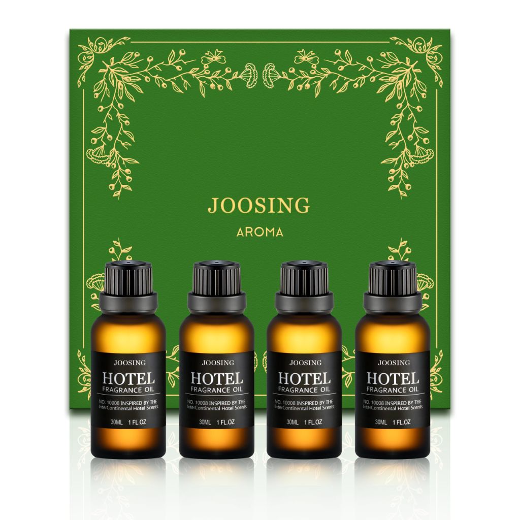 Hotel Diffuser Oils Gift Set, Joosing Hotel Scent Essential Oils 4 x 30ml Large Bottles (4 Fl Oz Total)