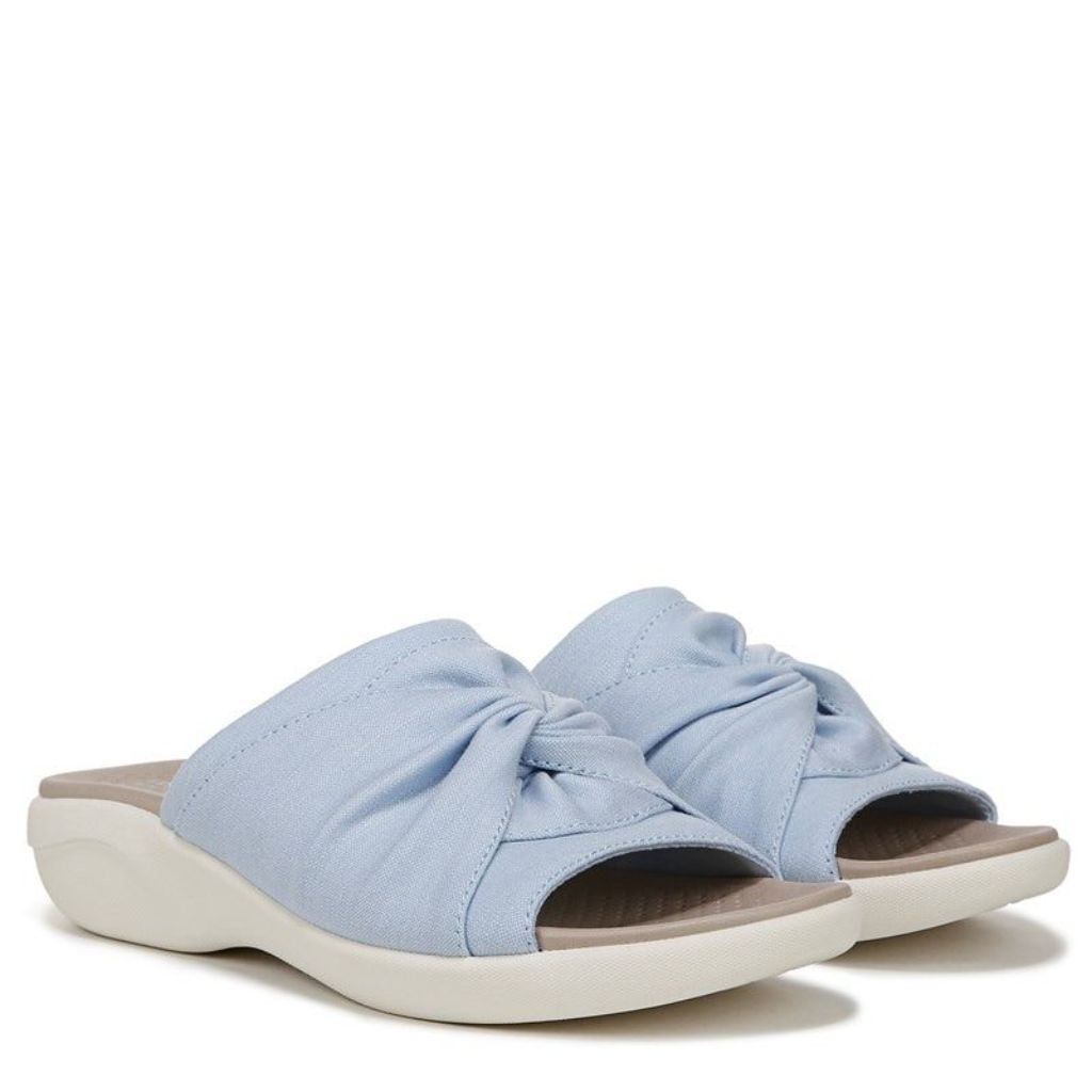 LifeStride Women's Cherish Slide Sandals - Skyway Blue, Size 6.5