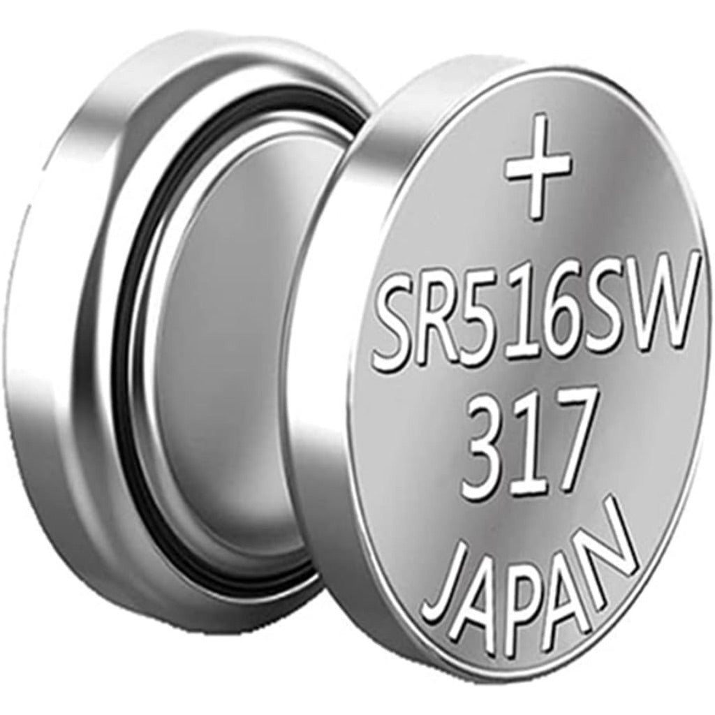 1.5V Silver Oxide Coin Cell Batteries - SR516SW/317 - 10 Pack