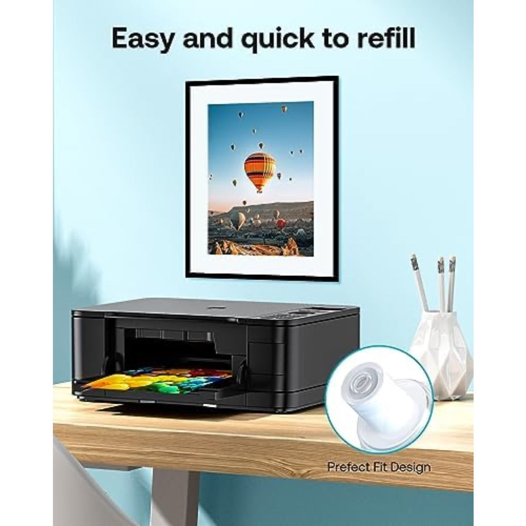 Generic Ink Bottle Refill Kit for HP 31/32XL - 4-Pack (165ML 32XL Black Ink, 100ML 31 Color Ink)