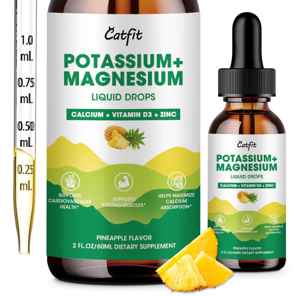 Catfit Lymphatic Drainage Supplements Drops for Immune (Pineapple Flavor) 2.oz