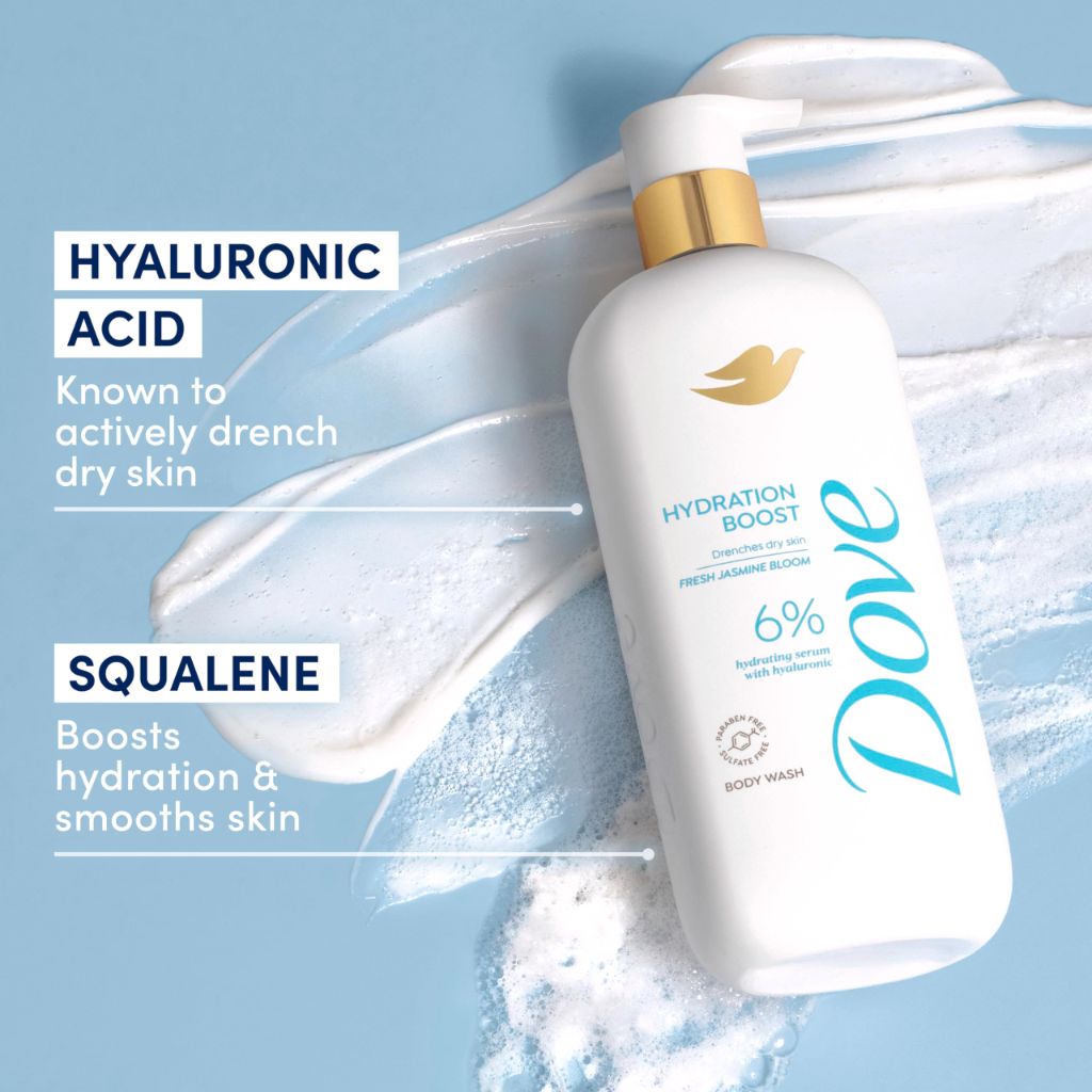 Dove Serum Body Wash Hydration Boost 18.5 Fl Oz