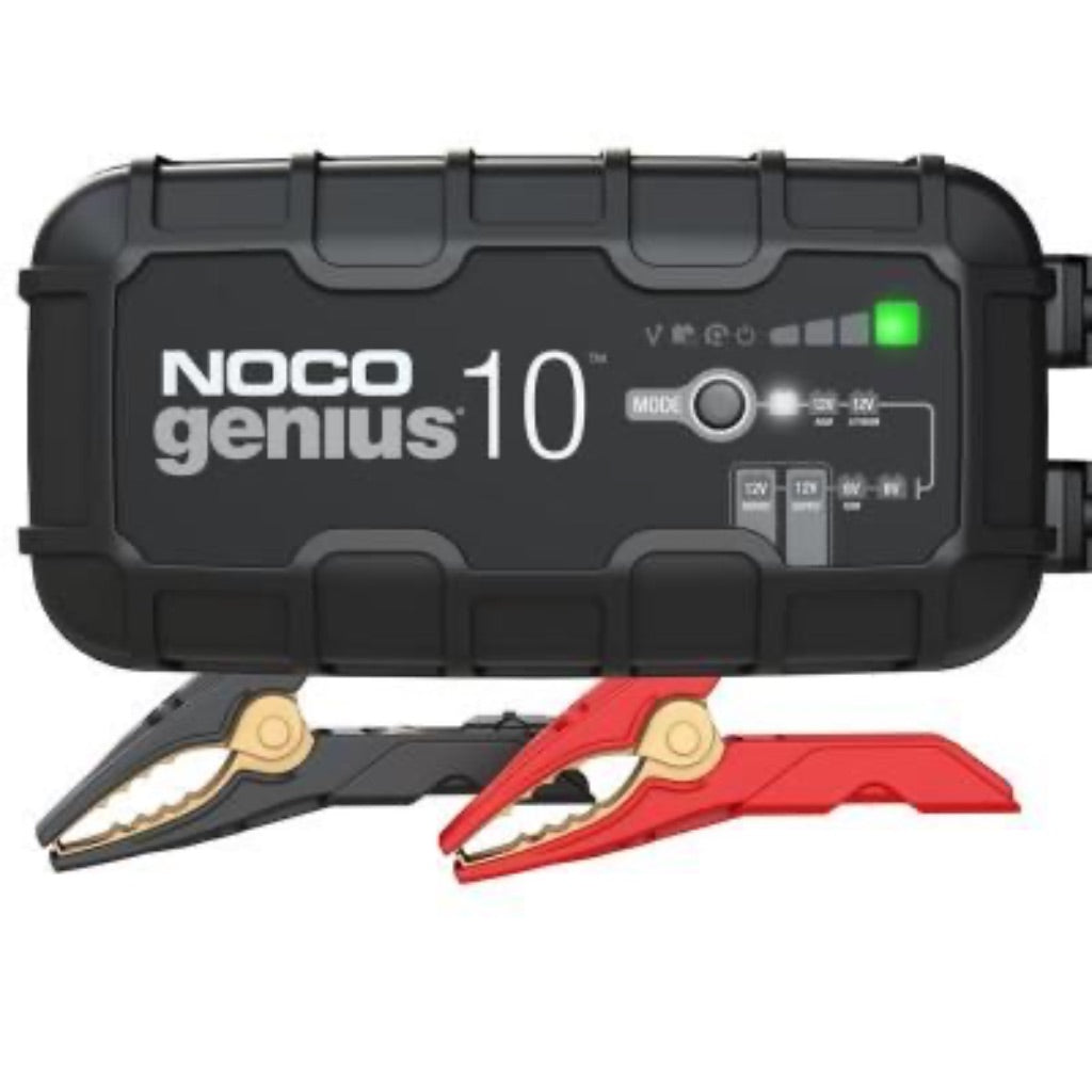 NOCO Genius10: 10A 6V/12V Smart Battery Charger for Lead-Acid/Lithium Batteries