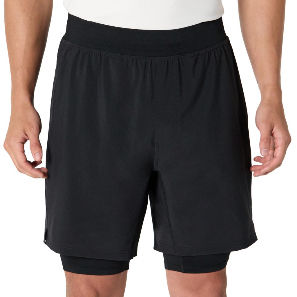 Amazon Essentials Men's Athletic Running Training Shorts,  7“, Black, XX-Large